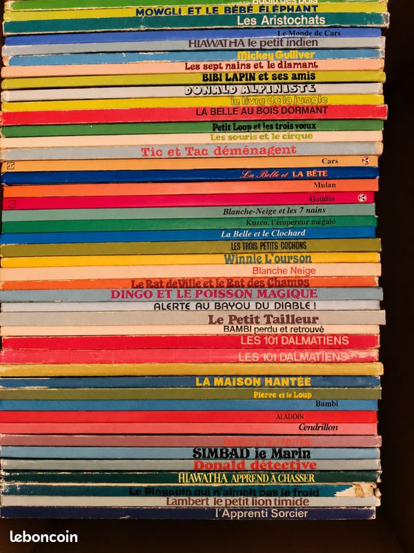 Lot de 44 livres Disney Club du Livre – Vintage – Années 80/90 (image 2)