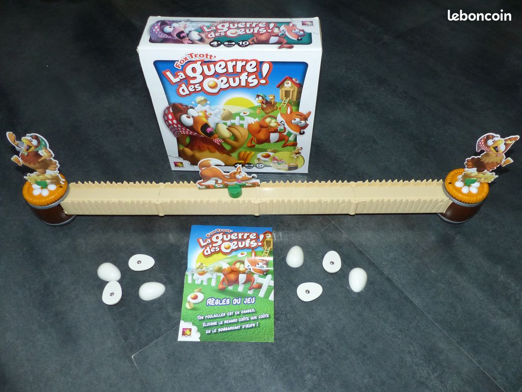 Jeu "LA GUERRE DES OEUFS", marque "Asmodée" (Lalole33) (image 1)