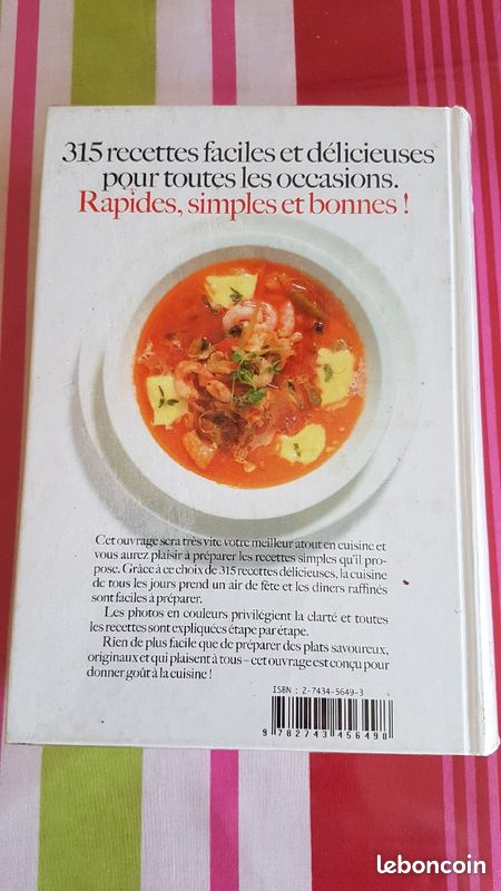 Livre de cuisine " Les 315 meilleures recettes " (image 3)