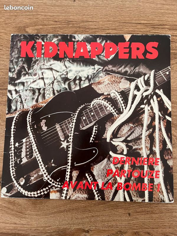 Disque Vinyl LP (33t) KIDNAPPERS "Dernière Partouze avant la Bombe" Pressage original FR 1990 - rare - Rock alternatif - Punk (image 1)