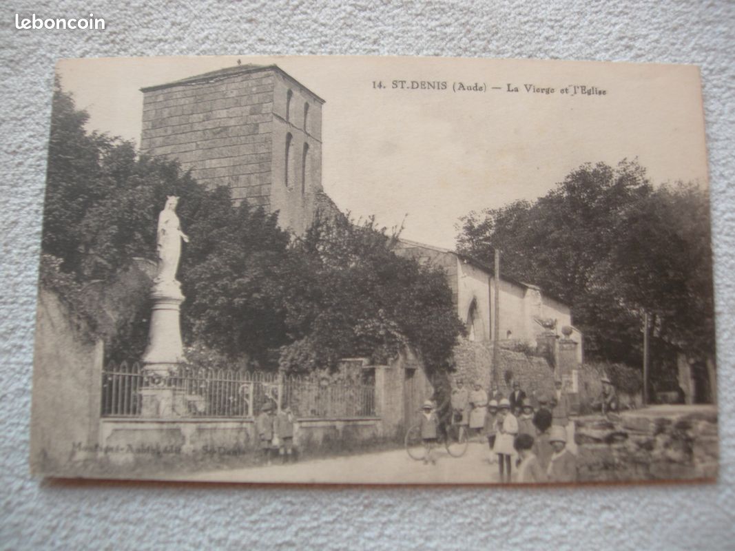 Cpa 1935, Saint Denis, Aude, vierge, fs91 (image 1)