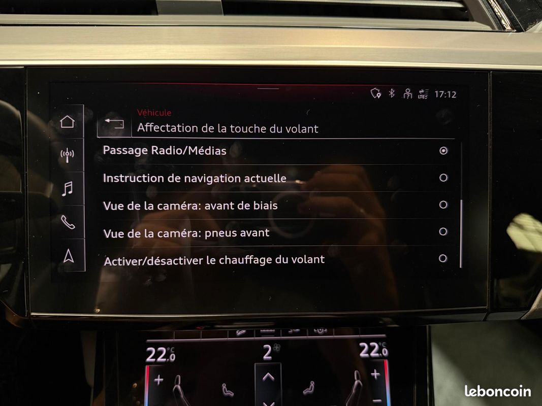 AUDI E-TRON 55 114KWH QUATTRO S LINE SIÈGES ÉLECTRIQUES CHAUFFANTS RÉGULATEUR ADAPTATIF CAMÉRa 360 (image 25)