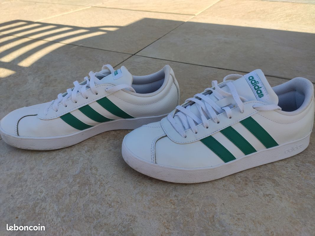 Chaussure adidas NEO VL Court Taille Blanc et vert