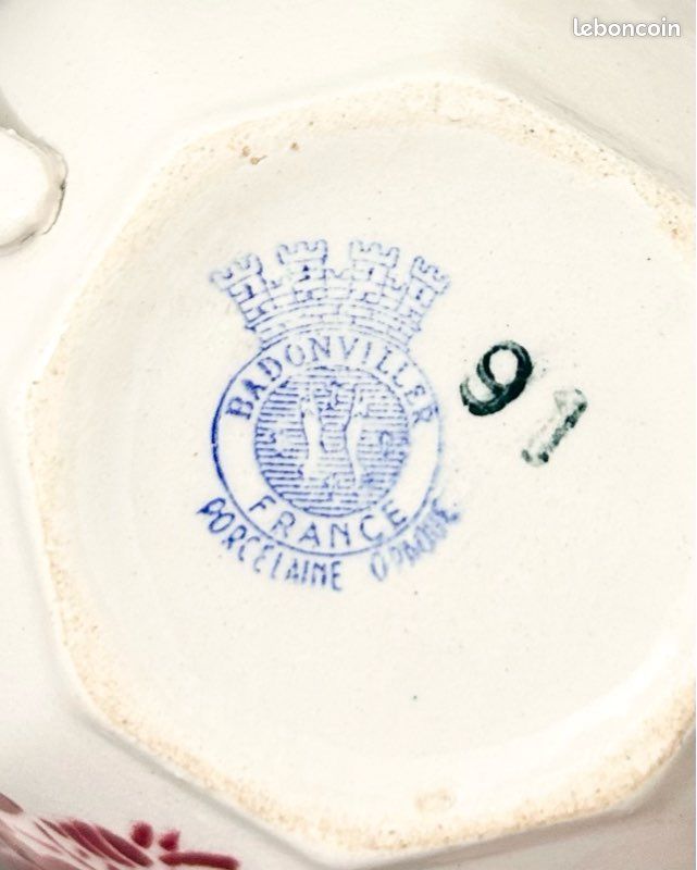 Faïence / Terre de fer - Vaisselle ancienne - Service à café (image 7)