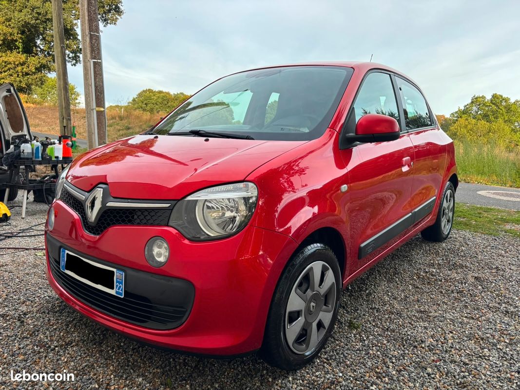 Renault Twingo 3 Zen - Rouge - 2015 (89 600 km) - CT OK (image 1)