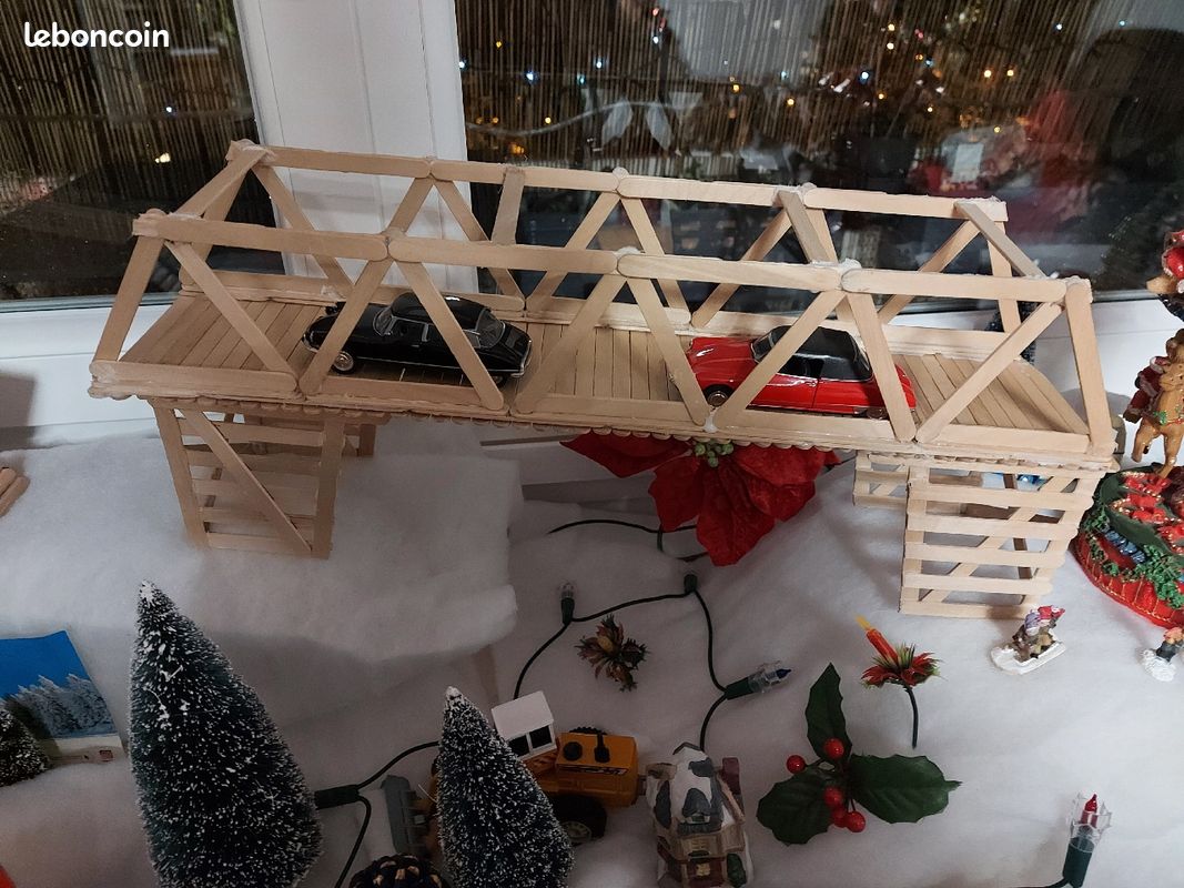 Pont en bois L 48cm H 20cm l 11cm 15 euros (image 3)