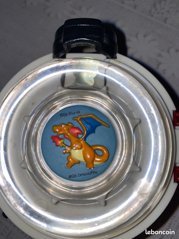 POKEBALL - Lanceur de billes #06 DRACAUFEU avec 8 billes POKEMON (image 2)
