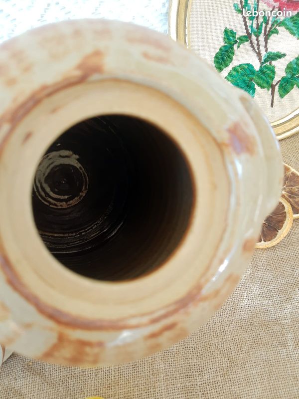 Cafetiere, carafe en grès signée vintage (image 9)
