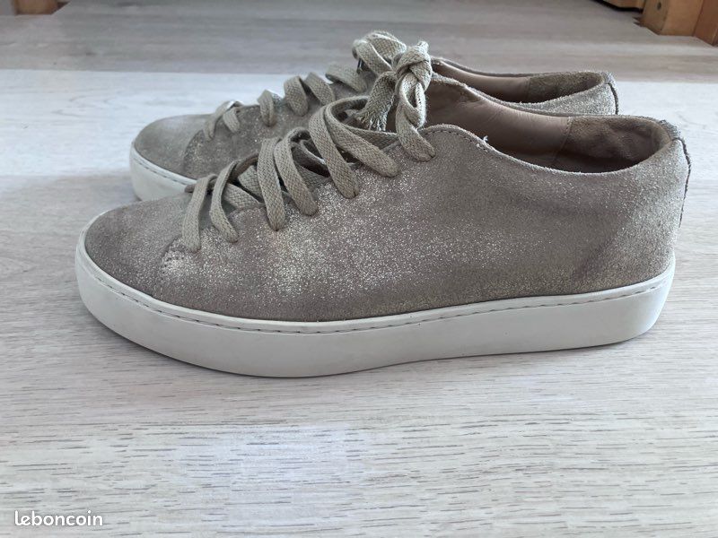 Sneakers Bobbies DorÃ© Basket Bobbies Doré Chaussures