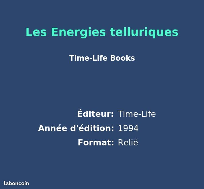 Les Energies telluriques Livres