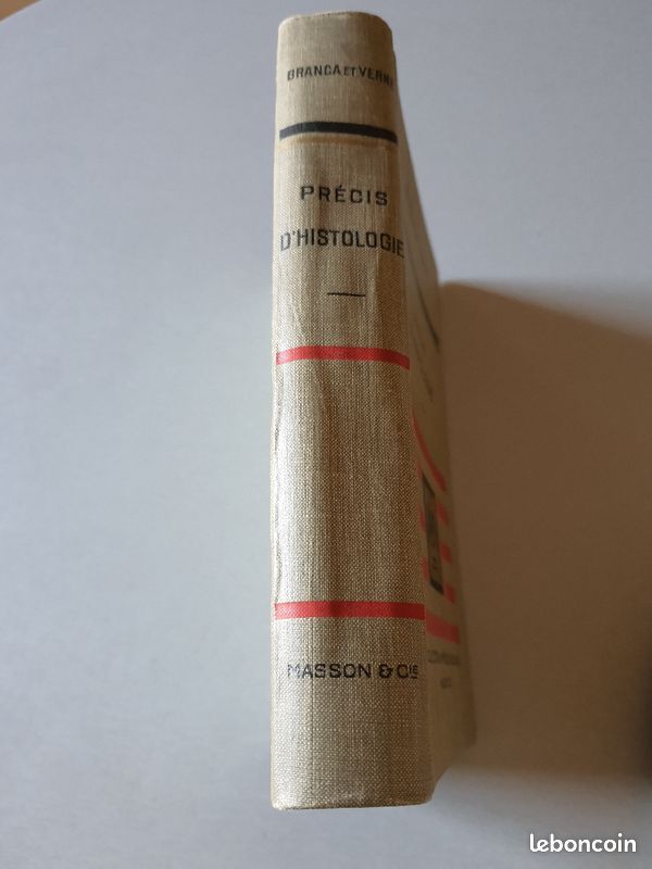 Livre ancien de médecine Précis d'histologie (image 1)
