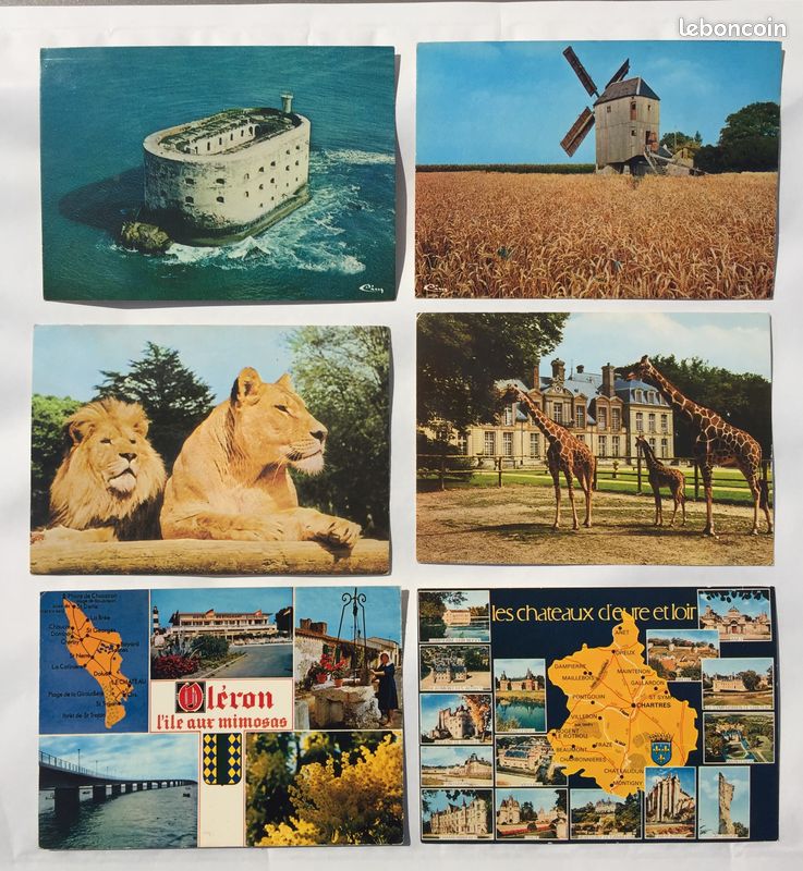 Carte postale cim fort boyard chateau thoiry (image 1)