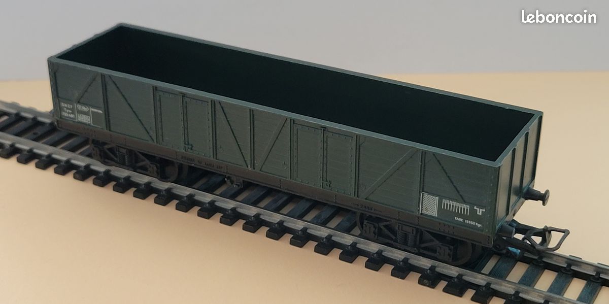 Wagon Tombereau à Bogies Jouef Référence 6500 - Échelle HO, Occasion Bon état