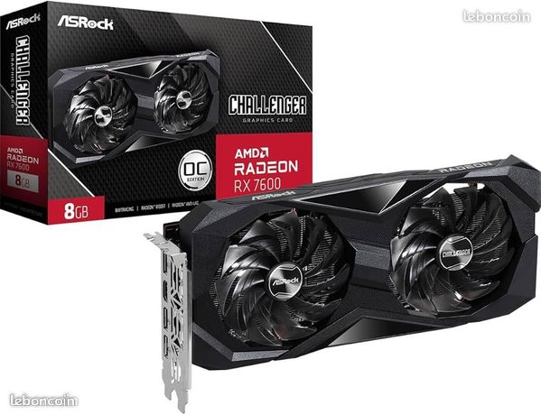 ASRock AMD Radeon RX 7600 Challenger 8GB 2