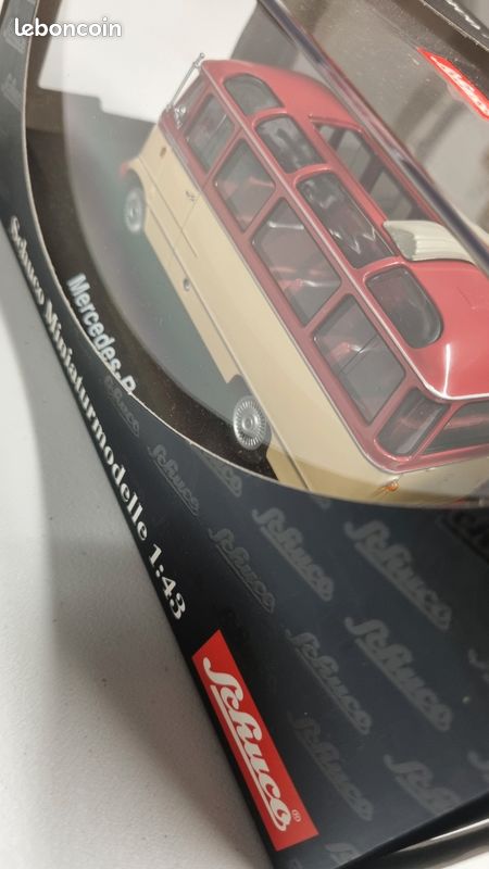 Schuco - Mercedes-Benz O 319 Bicolore Rouge - 1/43 - Miniature Collection état Parfait