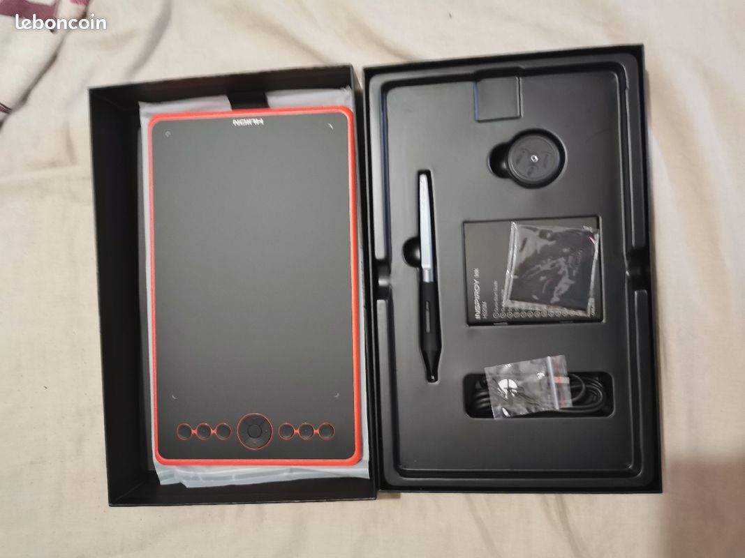 Tablette graphique Huion Inspiroy Ink H320M rouge (image 3)
