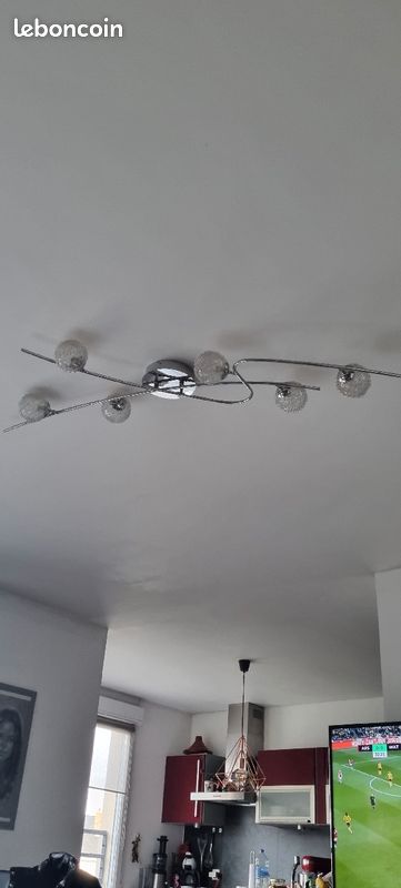 Lustre plafonnier 6 lampes (image 1)