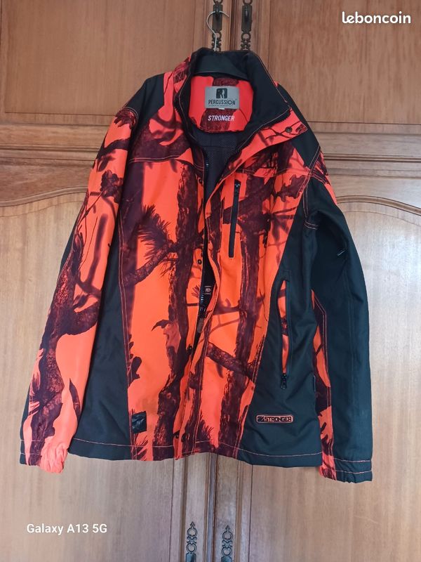 Veste de Chasse fluo Sport Plein air
