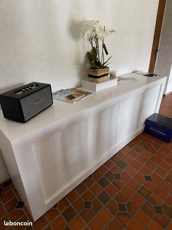 Buffet enfilade design blanc (image 1)