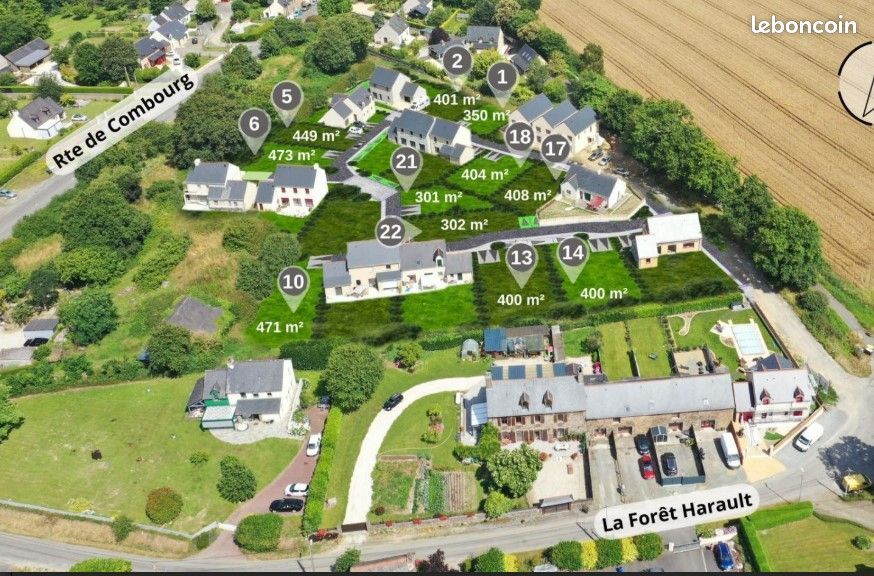Terrain 350 m² · à Dol-de-Bretagne · 350 m² · 51 000 €