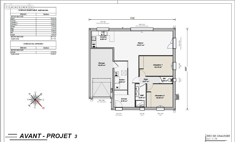 Maison 3 pièces 84 m² - Puymoyen 16400 (image principale 5)