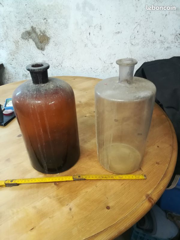 Deux bouteilles verres grand format (image 3)