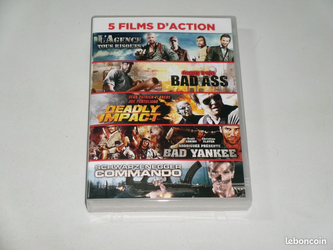 Coffret DVD de 5 films d'action (image 1)