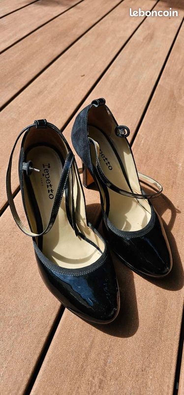 Chaussures à talons Repetto Noir vernis T38 1/2 Mimi (image 2)