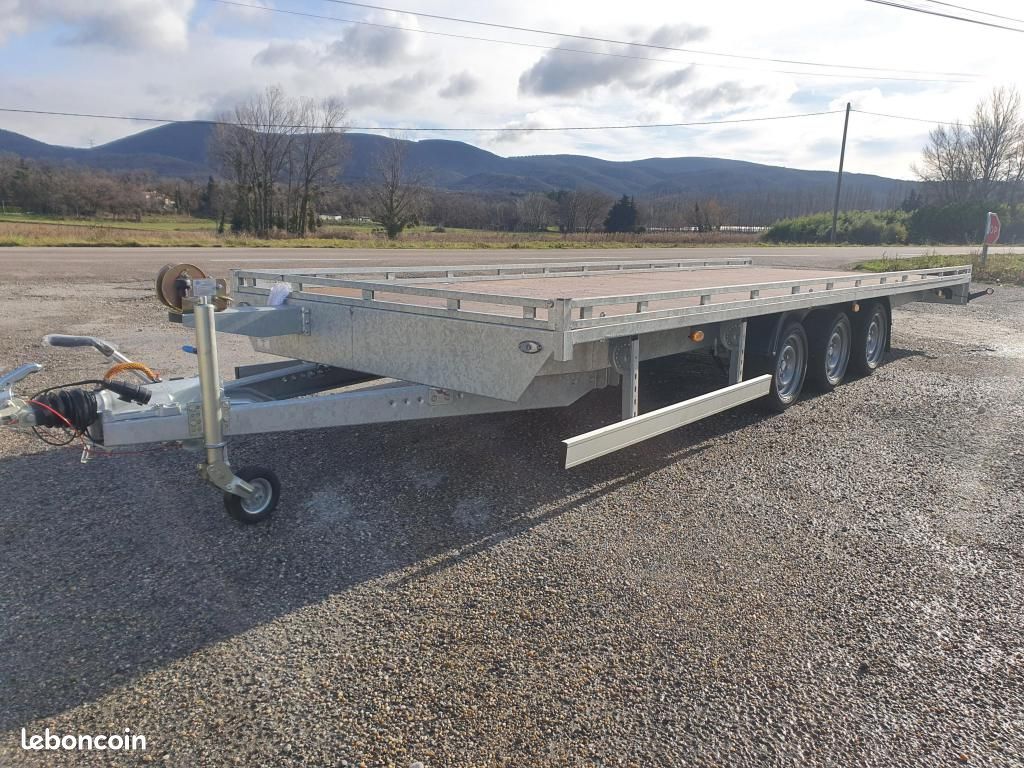Remorque plateau essieux 3.5T (image 1)