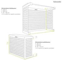 Cache Climatisation Woerther M – Dissimulez Votre Groupe Extérieur avec Élégance (image 4)