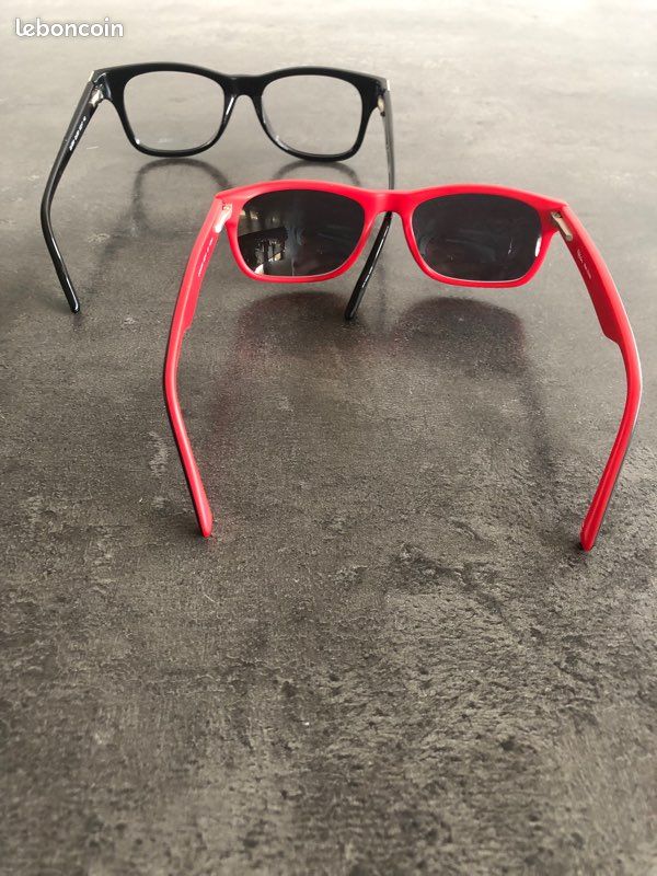 Deux paires de lunettes mixtes vues ou solaires (image 2)
