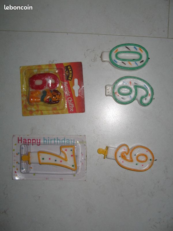 5 Chiffres Bougies Anniversaire (image 1)