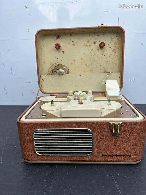 Magnétophone à Bandes Philips Design Type EL 3524 vers 1960