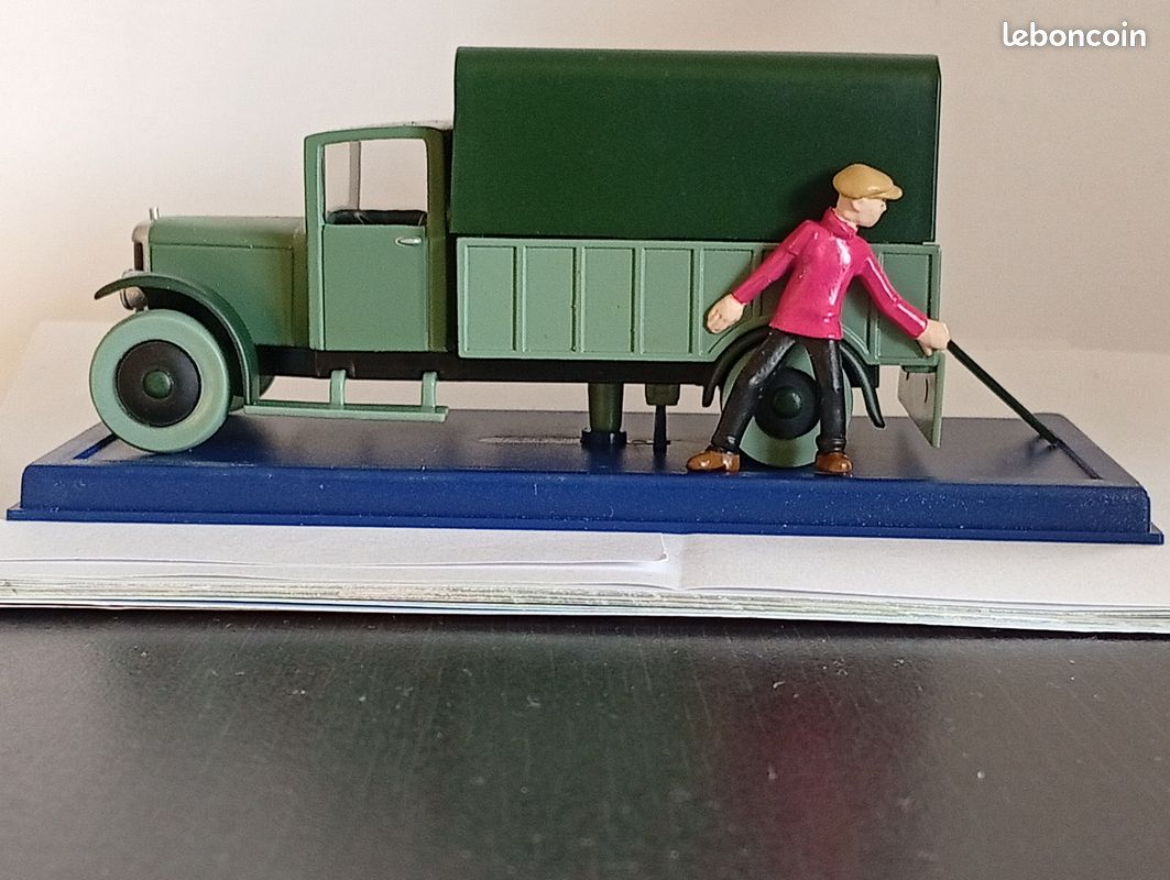 Voiture Miniature Tintin N°53 : Le Camion D'Opium Du Lotus Bleu - Édition Atlas - Occasion Collection