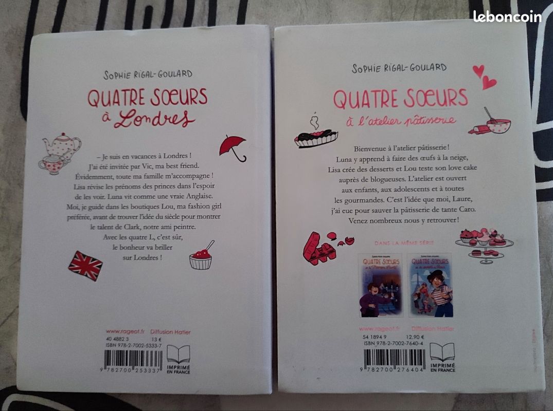2 Livres Quatre Soeurs de Sophie Rigal Goulard (image 2)