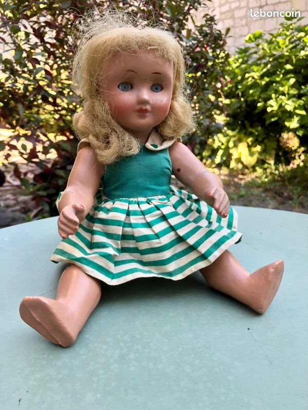 Petite Poupée Ancienne Française - Métal, D'occasion