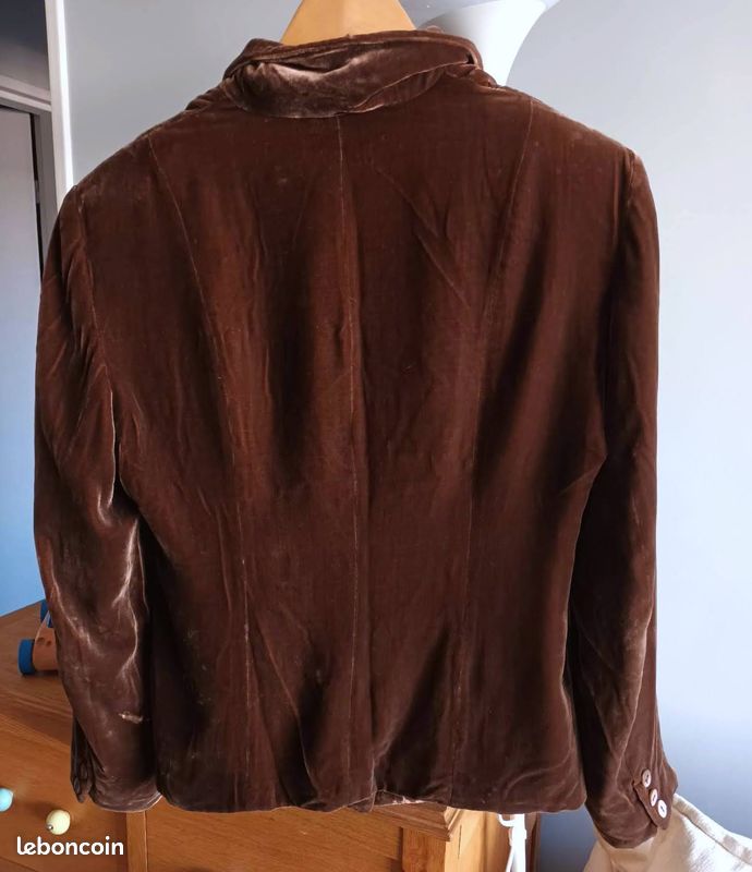 Veste femme velours soie Ventilo T. M -38 (image 2)