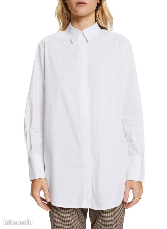Chemise Esprit blanche femme Taille L neuf Vêtements