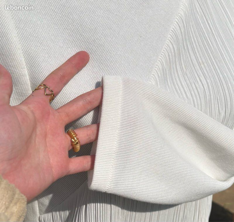Col roulé beige Zara taille S très bon état