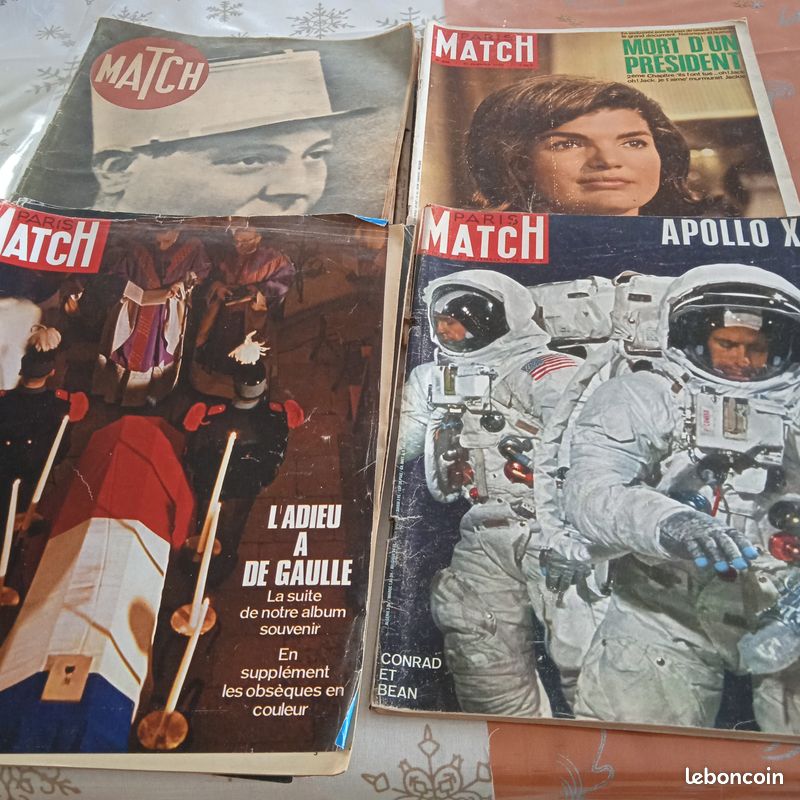 Magazines Paris Match années 60 (image 1)