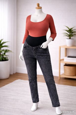 Pantalon Maternité Loved - Taille M - Style Slim/skinny - Gris - Très Bon état
