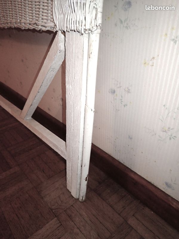 Tête de lit Vintage en osier et rotin largeur 154 cm (image 10)