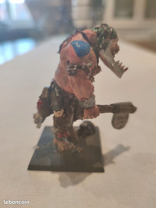 2 Figurines Warhammer en plomb: Chef de guerre orques sur Vouivre + Géant (image 7)
