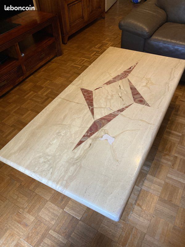 Table basse en marbre (image 1)