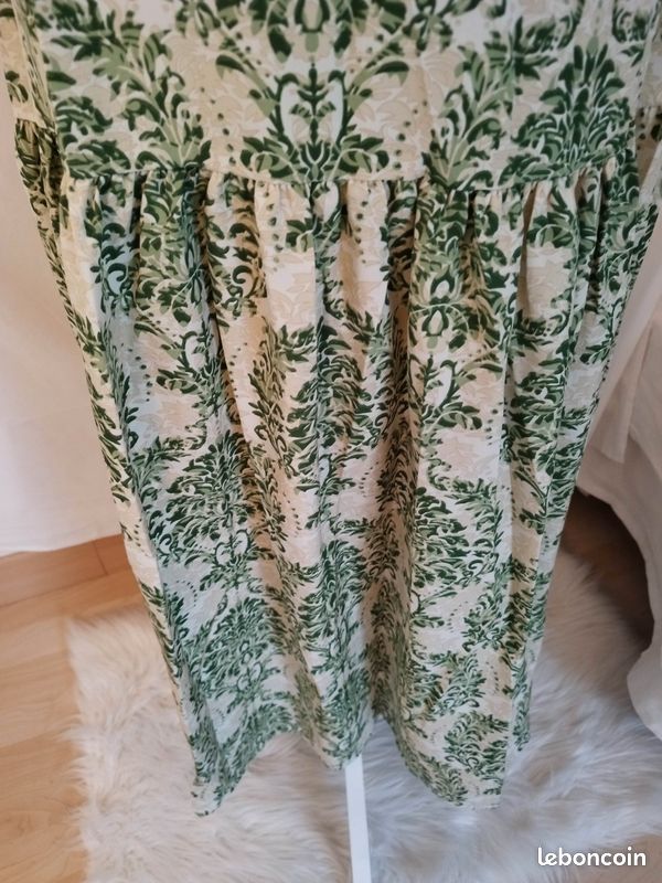 Jupe Longue Bohème Fleurie RAXSTA T38/40 - Coton, évasée, Neuve Sans étiquettes