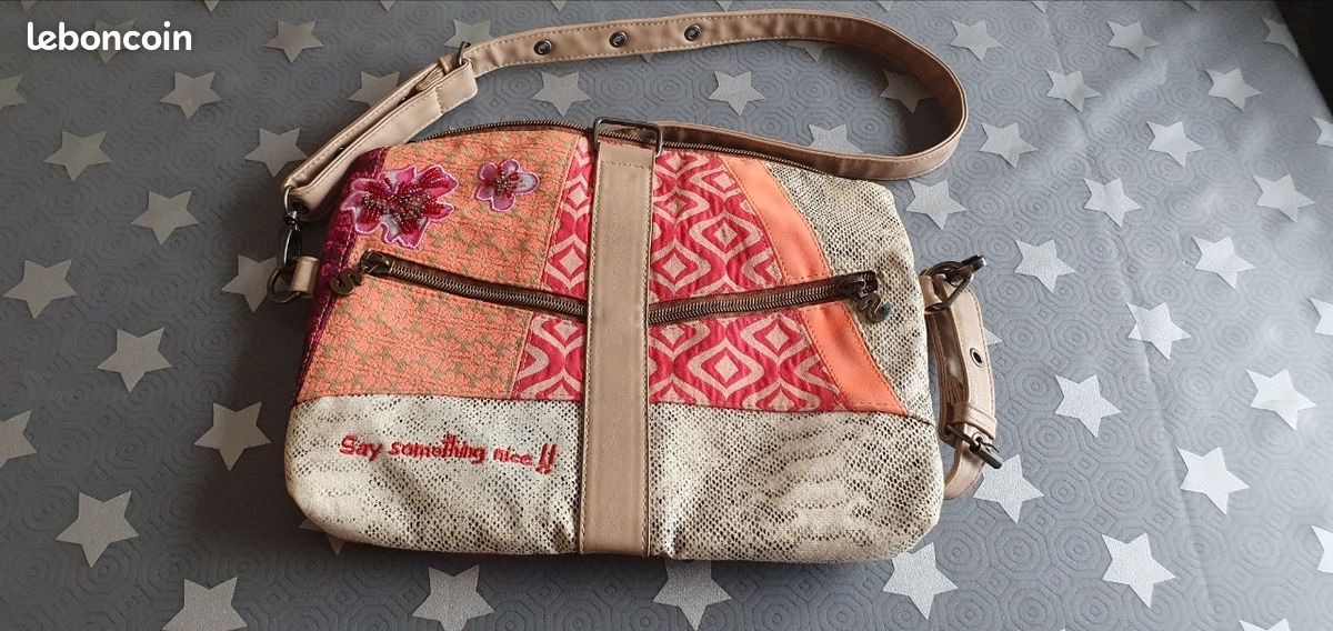 Sac bandoulière multicolores desigual Accessoires Bagagerie