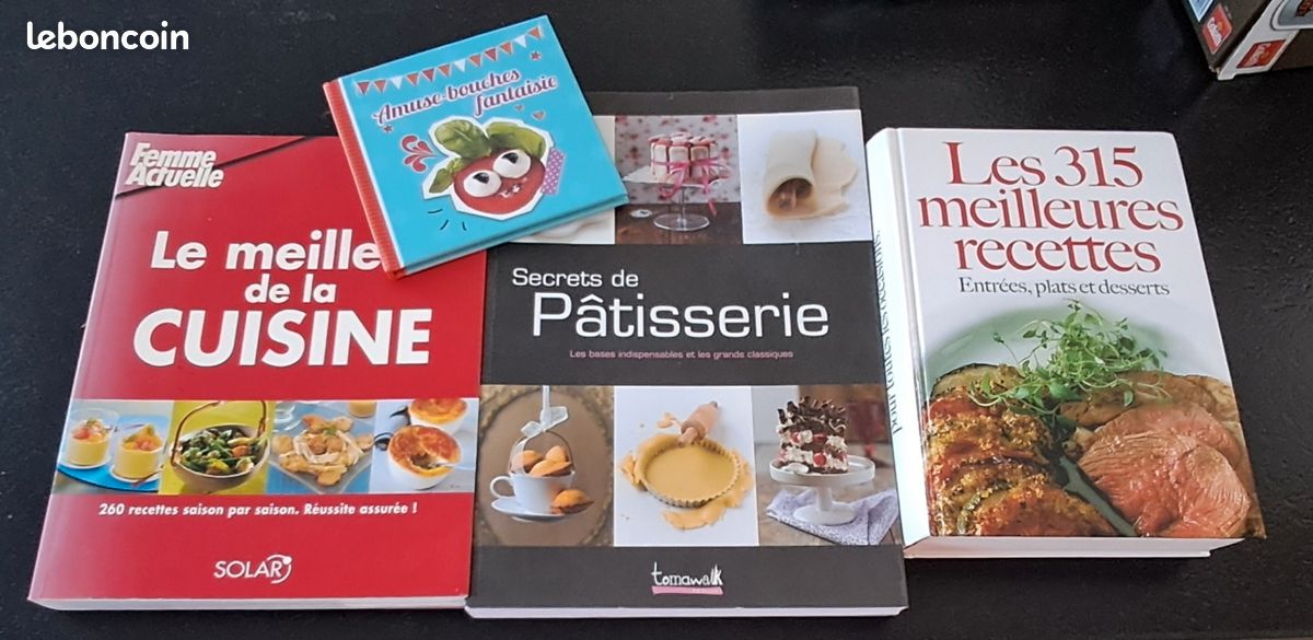 Lot de 4 livres de cuisines (image 1)