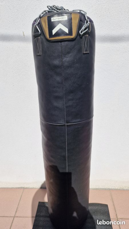 JUOIFIP sac de frappe lourd à suspendre, sac de boxe non rempli de 1,2 m avec gants et accessoires complets, cuir microfibre pour entraînement, kickboxing, fitness, MMA
