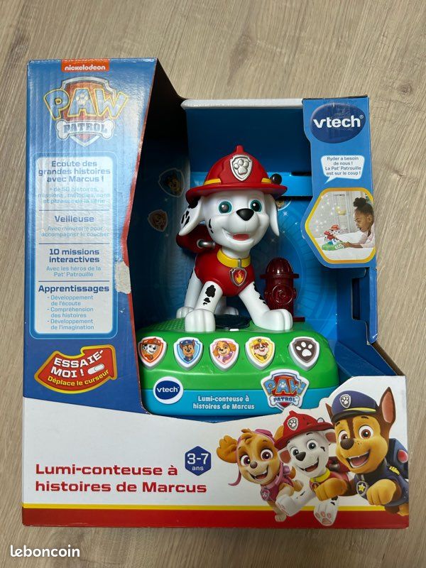 Vtech Pat Patrouille Lumi-conteuse à histoires de Marcus