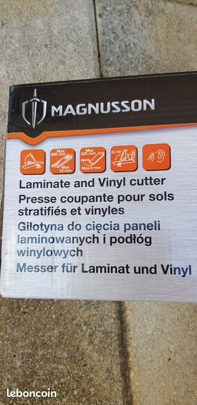Presse coupante pour sol stratifié et vinyle (image 2)